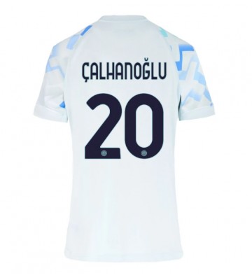 Inter Milan Hakan Calhanoglu #20 Segunda Equipación Mujer 2025-26 Manga Corta